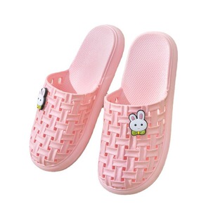 豫人夏季洞洞沙滩浴室家居凉拖鞋夏天男女士防滑包头居家塑料拖鞋