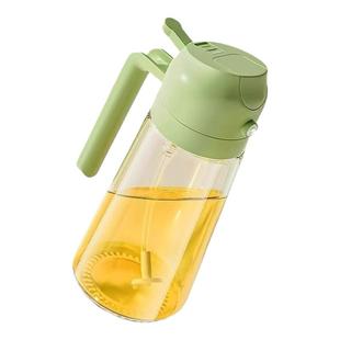 家用喷油壶自动开合喷倒食用油喷雾雾化加厚喷油瓶厨房神器不挂油