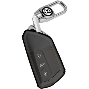 适用大众钥匙套途昂X高尔夫8凌渡l包id3壳id6x透明壳id4揽镜crozz