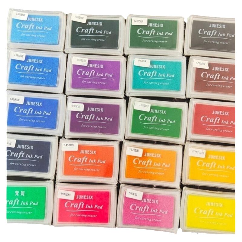 日韩国文具 彩色凹腰印泥 印泥 DIY手帐印台 梵妮印台 创意文具