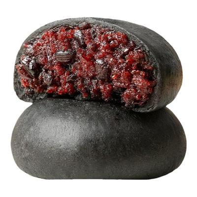 五黑桑葚紫米饼健康桑椹孕妇老人糕点营养早餐零食粗粮面包年货