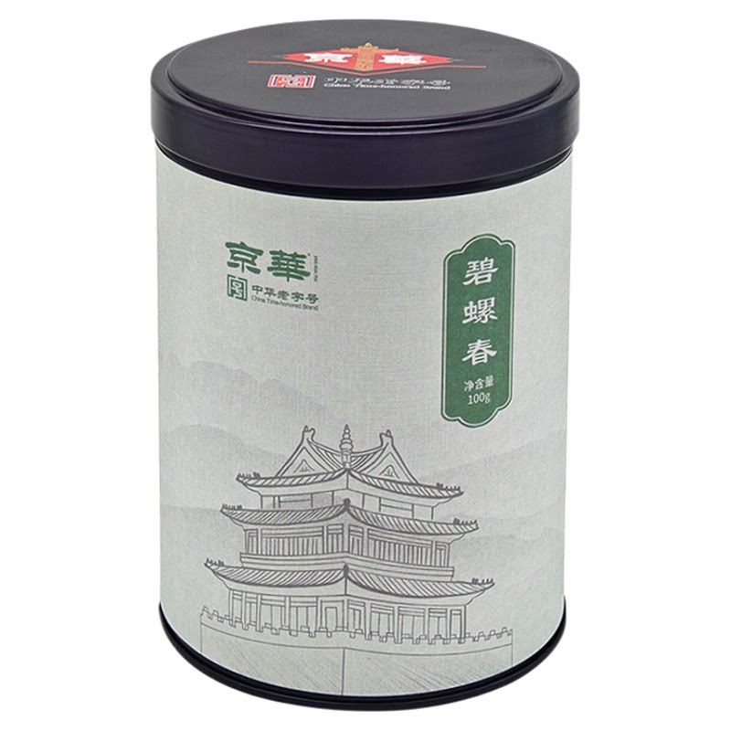 京华（jinghua）绿茶明前嫩芽碧螺春特级100g