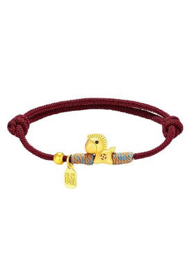 999纯银2026马年情侣手链一对 小马手绳本命年红绳高级感纪念礼物