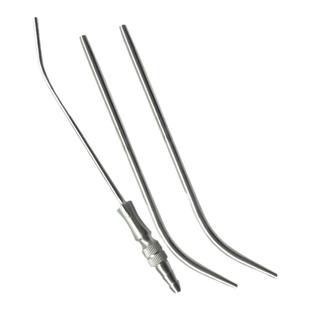 牙科吸唾管口腔种植手术器械牙科强吸唾管螺纹头金属吸引管材料