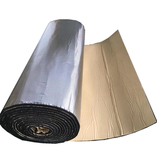 汽车隔音隔热棉自粘发动机引擎盖防火降噪棉全车隔音棉压花纯铝板