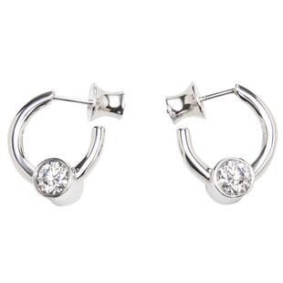 SUDROV/素觉2025F/W 有情相知有义相惜 克拉小姐莫桑石耳圈耳钉