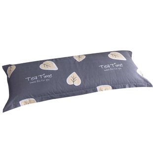 100全棉双人长款枕头套纯棉一米二情侣1米8加长枕芯套5枕套1m1.2