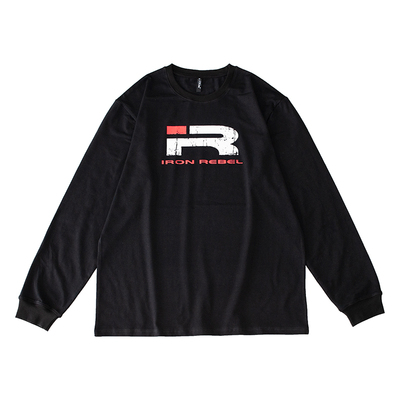 IR新款正肩显肩宽长袖弹力棉男