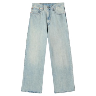 Levi's李维斯25年秋冬新款男士美式休闲BAGGY宽松阔腿直筒牛仔裤