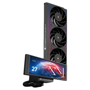 利民TV360 纵横视界一体式水冷UB联排风扇ARGB液晶6.86寸IPS大屏