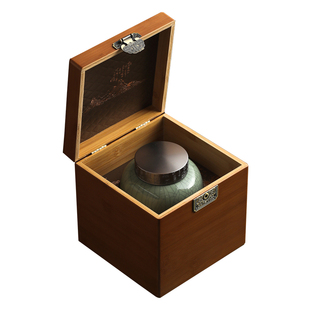 高档竹盒单双瓷罐茶叶云南红茶绿茶白茶白毫银针礼盒装通用空包装