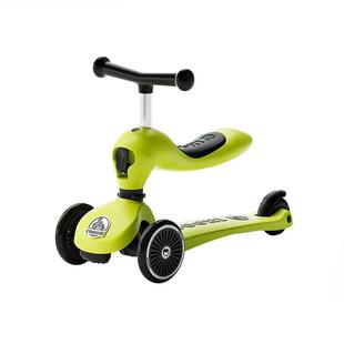 酷骑儿童滑板车二合一小绿车1一3一6岁宝宝可坐可滑学步车平衡车