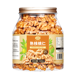 山味情新货大核桃仁500g熟原味孕妇坚果仁儿童零食烘焙专用核桃肉