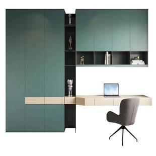 香港小户型全屋家私衣柜隔间榻榻米床书台定制厨房灶台一体柜订造