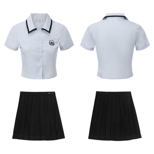 东京岁时记jk短袖衬衫短款白色上衣女款2026新款女装夏季小衫漂亮