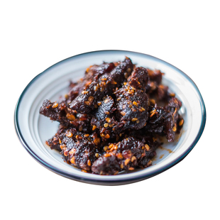 于洛先生香辣牛肉干内蒙古风干正宗好吃的手撕肉类零食密子君推荐
