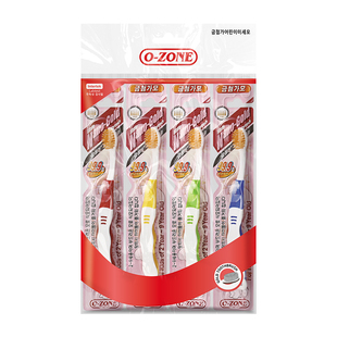 ozone欧志姆韩国进口纳米金儿童牙刷软毛2-9岁宝宝牙刷正品旗舰店