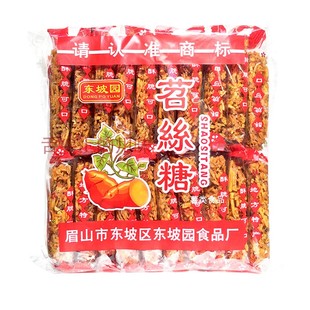 眉山东坡园苕丝糖460g四川特产传统糕点零食红苕糖办公室零食小吃