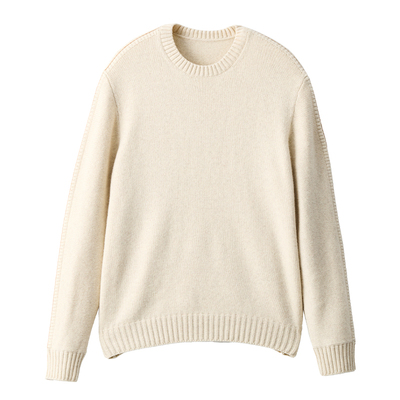 SEASONMARK秋冬线条针织圆领毛衣