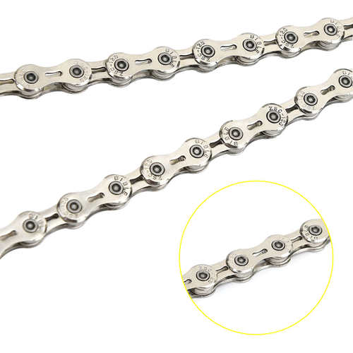 12速山地公路自行车单车链条内外片半镂空EL轻量化彩色金色银色