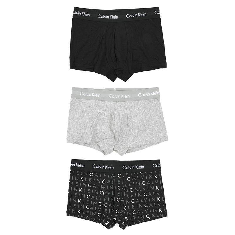 Calvin Klein/卡尔文克雷恩CK 男士3件装平角裤内裤 U2664G