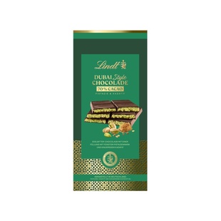 Lindt/瑞士莲迪拜风情70%黑巧牛奶巧克力145g短保产品2月底到期