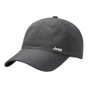 jeep吉普帽子男士新款鸭舌帽遮阳户外速干防晒帽夏季薄款棒球帽女