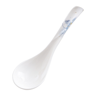 轻奢骨瓷家用大汤勺长柄汤匙盛汤勺陶瓷粥勺大圆勺喝汤大勺瓷勺子