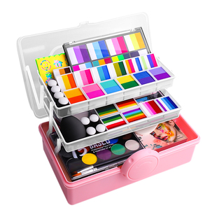 马利彩绘儿童脸部面部彩绘颜料工具套装人体彩绘颜料元旦新年水溶性画画脸颜料舞台妆礼物节日彩绘脸绘全套