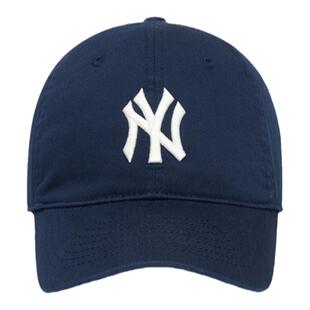 MLB官方专柜正品藏青色棒球帽 运动帽NY大小标潮牌帽子韩CP77CP66