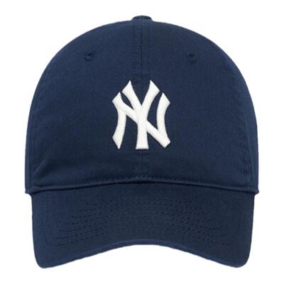 MLB软顶藏青色棒球帽男女同款