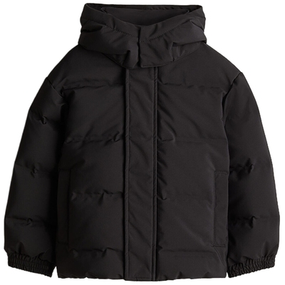 HM童装儿童女童男童羽绒服冬季休闲保暖可拆卸帽子外套1264134