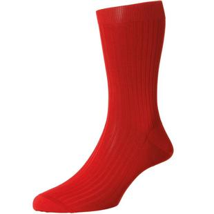 英国Pantherella埃及棉袜子男士纯棉中筒袜西装商务袜四季款5608