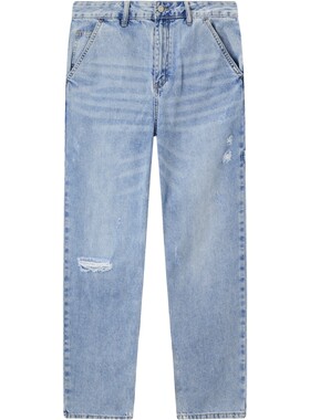 gxgjeans男装夏牛仔长裤复古破洞