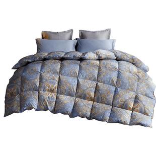 博洋家纺95白鹅绒春秋被可水洗羽绒被冬被保暖羽绒被芯四季加厚被