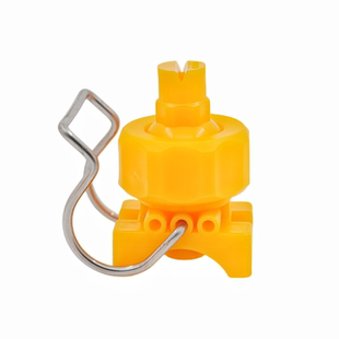 卡扣中空玻璃清洗机喷头涂装前处理扇形喷淋头清洗夹扣PP喷淋嘴