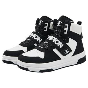 Champion冠军儿童鞋25春季男女大小童时尚加绒魔术贴运动高帮板鞋