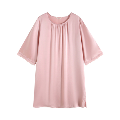 罗丝美桑蚕丝可外穿性感睡裙