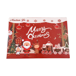 【单拍】圣诞节礼盒包装礼物盒围巾空盒礼品创意新年礼遇盒子