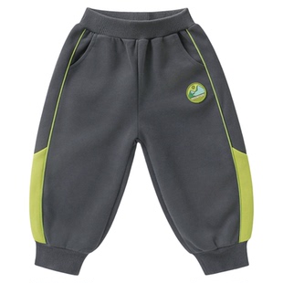 右欧儿童裤子春秋休闲运动裤男童户外婴幼儿春季卫裤宝宝宽松长裤