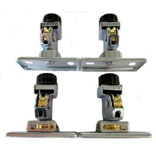 升级新款 升降晾衣架配件 晾衣架顶盖支架 铜滑轮顶支架