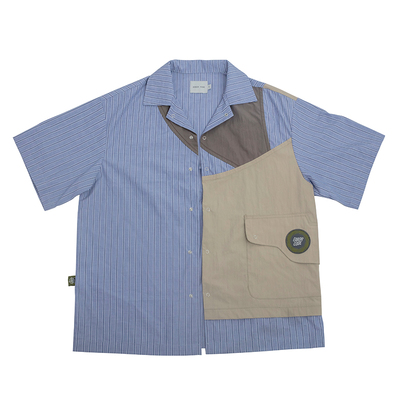 裁片衬衣中性马甲国潮