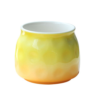 Minnan陶瓷釉下彩手冲意式双拼色250ML浓缩色彩感官咖啡品鉴杯