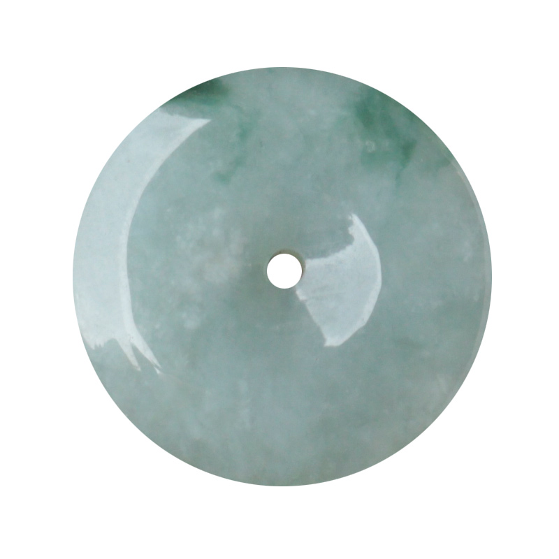 超值款自选天然正品A货缅甸翡翠平安扣吊坠怀古玉扣圆扣玉佩男女