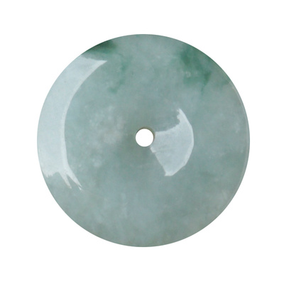 超值天然缅甸翡翠平安扣吊坠