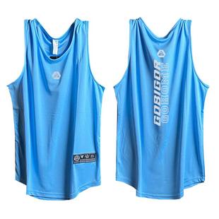 夏季篮球背心美式圆领运动健身速干衣无袖坎肩训练球服男女球衣