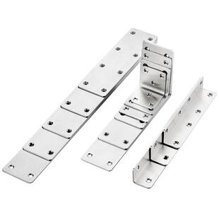 不锈钢角码加厚连接件衣柜家具三角直角带孔铁片固定器角铁支架托