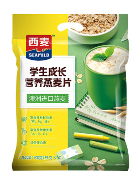 西麦学生成长营养燕麦片700g袋装