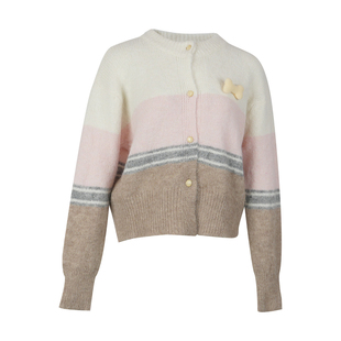 CLOUDSEASON奶油慕斯毛衣开衫外套女2026新款毛衣外套女毛衣女秋