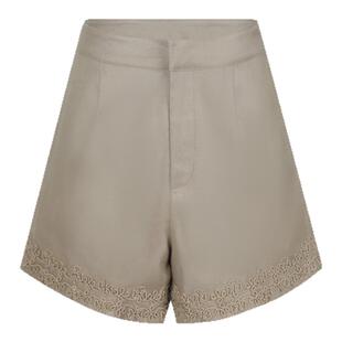 【沈月同款】ARTE PURA立体图腾盘绣短裤女原创设计时髦通勤裤子